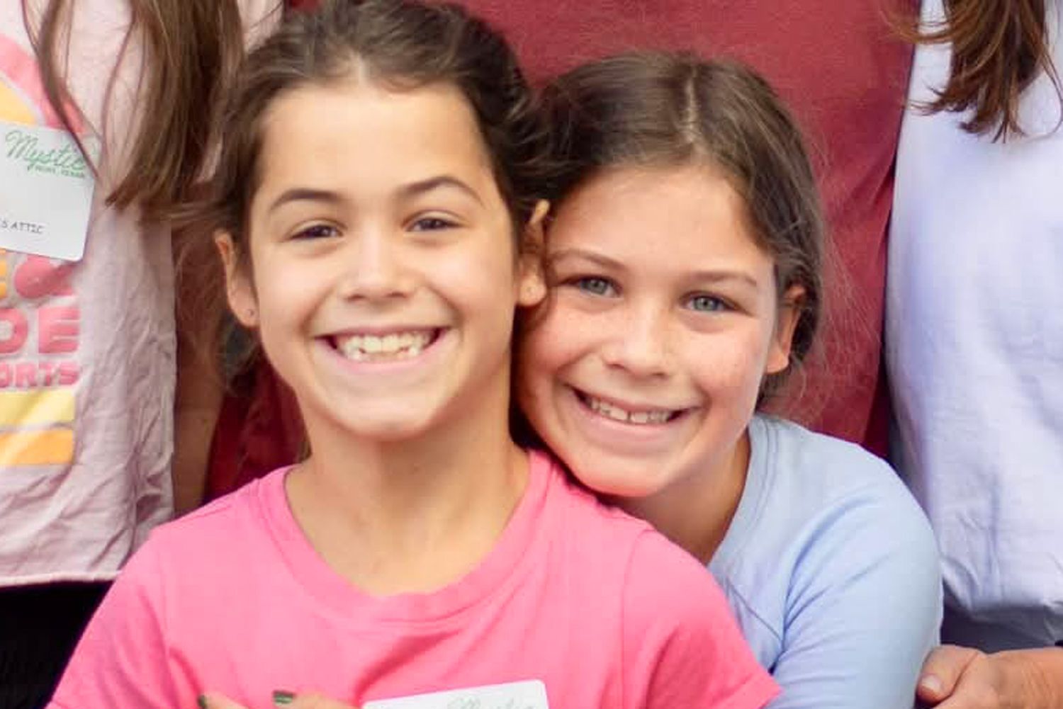 hanna and rebecca lawrence smiling